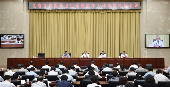 河北省深化医药卫生体制改革工作电视电话会议举行