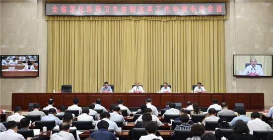 河北省深化医药卫生体制改革工作电视电话会议举行